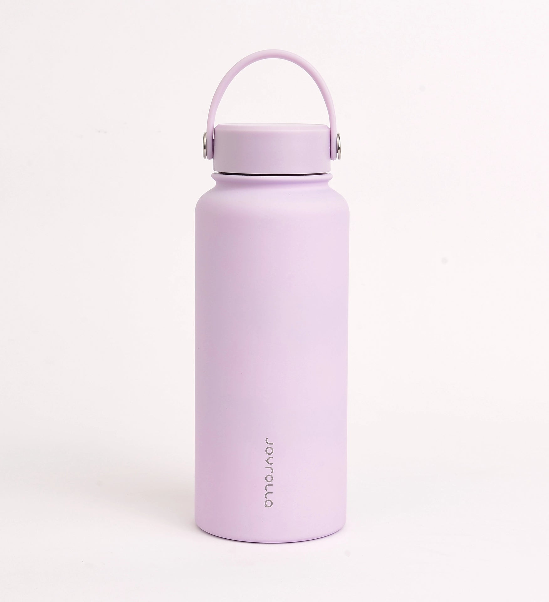 Insulated Water Bottle 1 litre - Handle Lid - Lilac