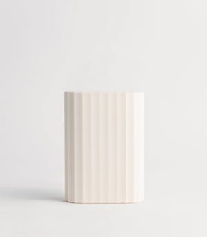 RIBBED SILICONE SLEEVE - BONE