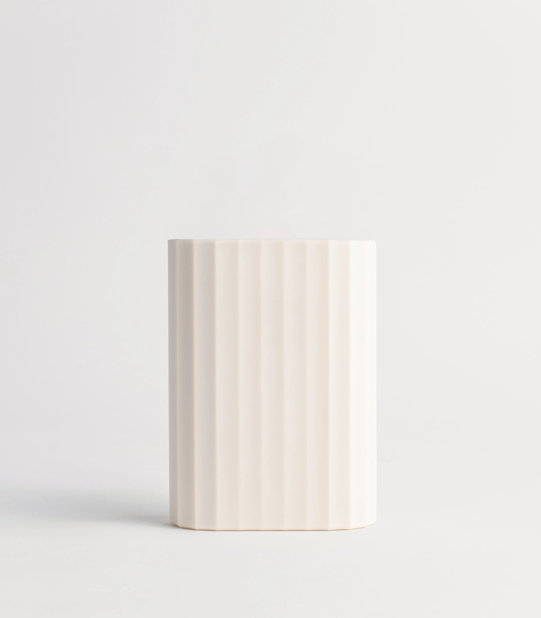 RIBBED SILICONE SLEEVE - BONE