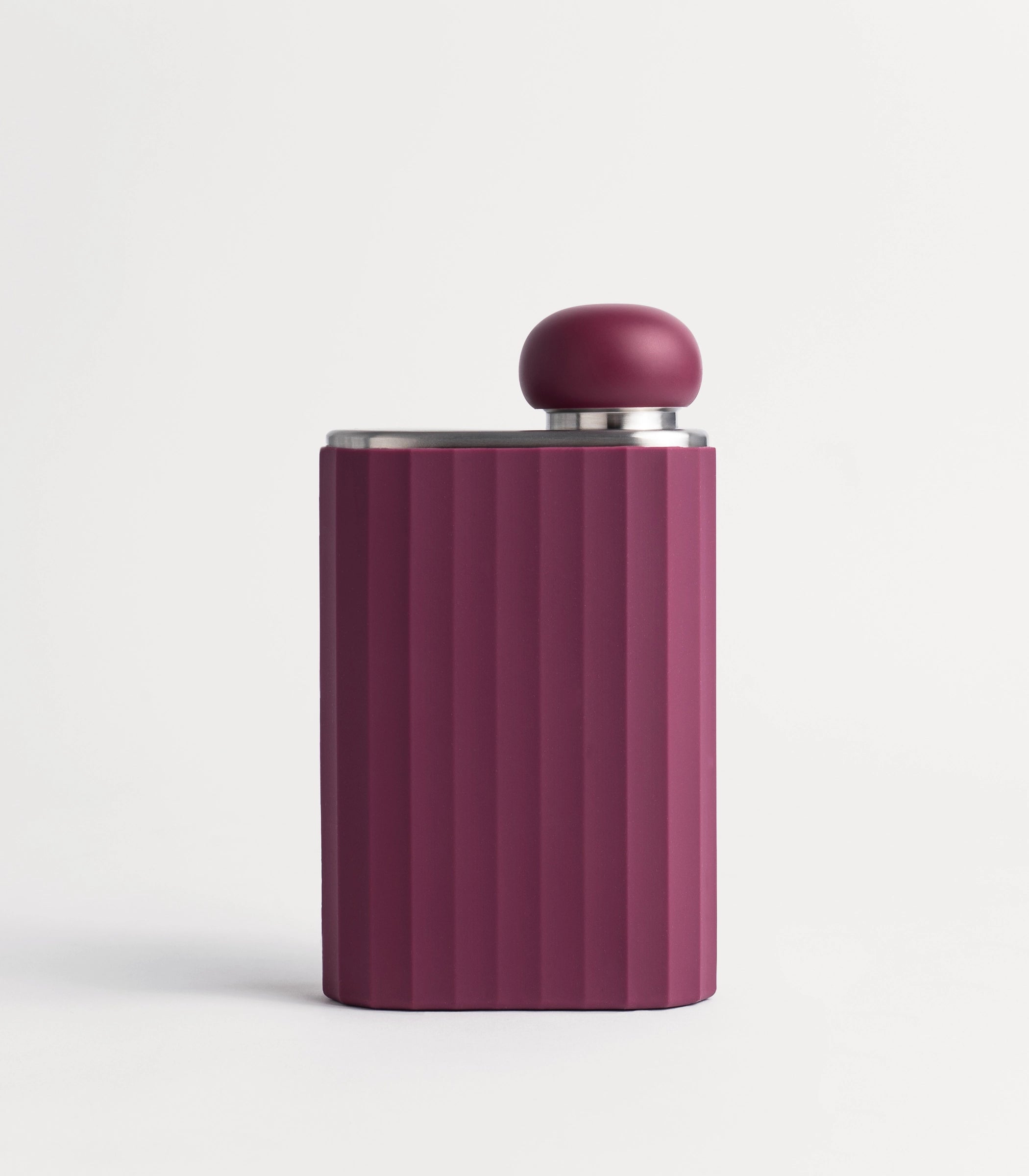 RIBBED SILICONE SLEEVE - BURGUNDY