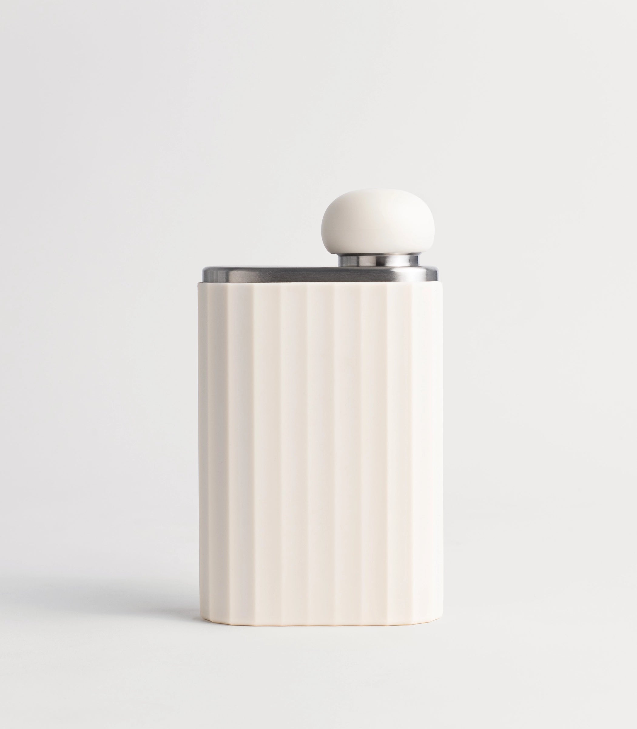 RIBBED SILICONE SLEEVE - BONE