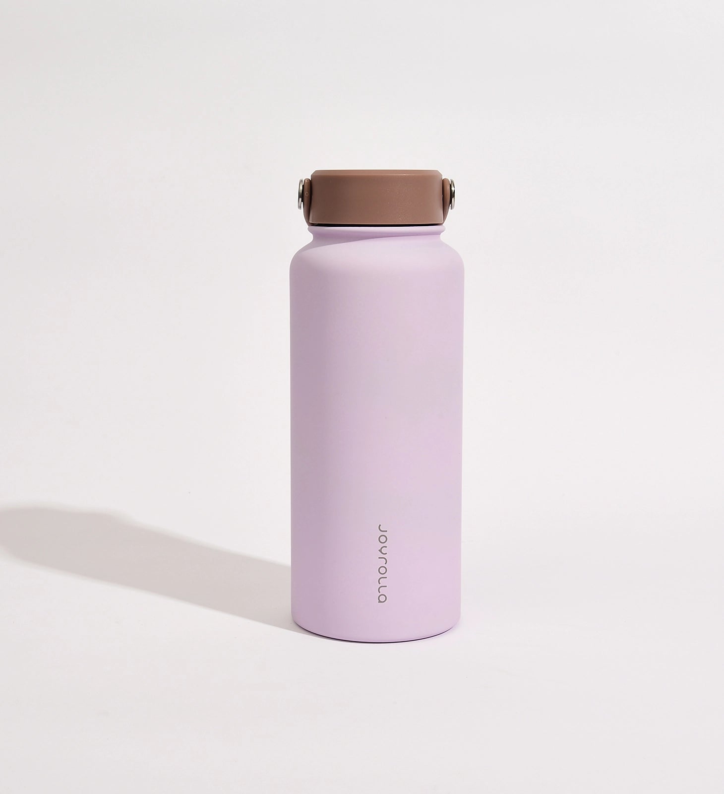 Insulated Water Bottle 1 litre - Handle Lid - Lilac