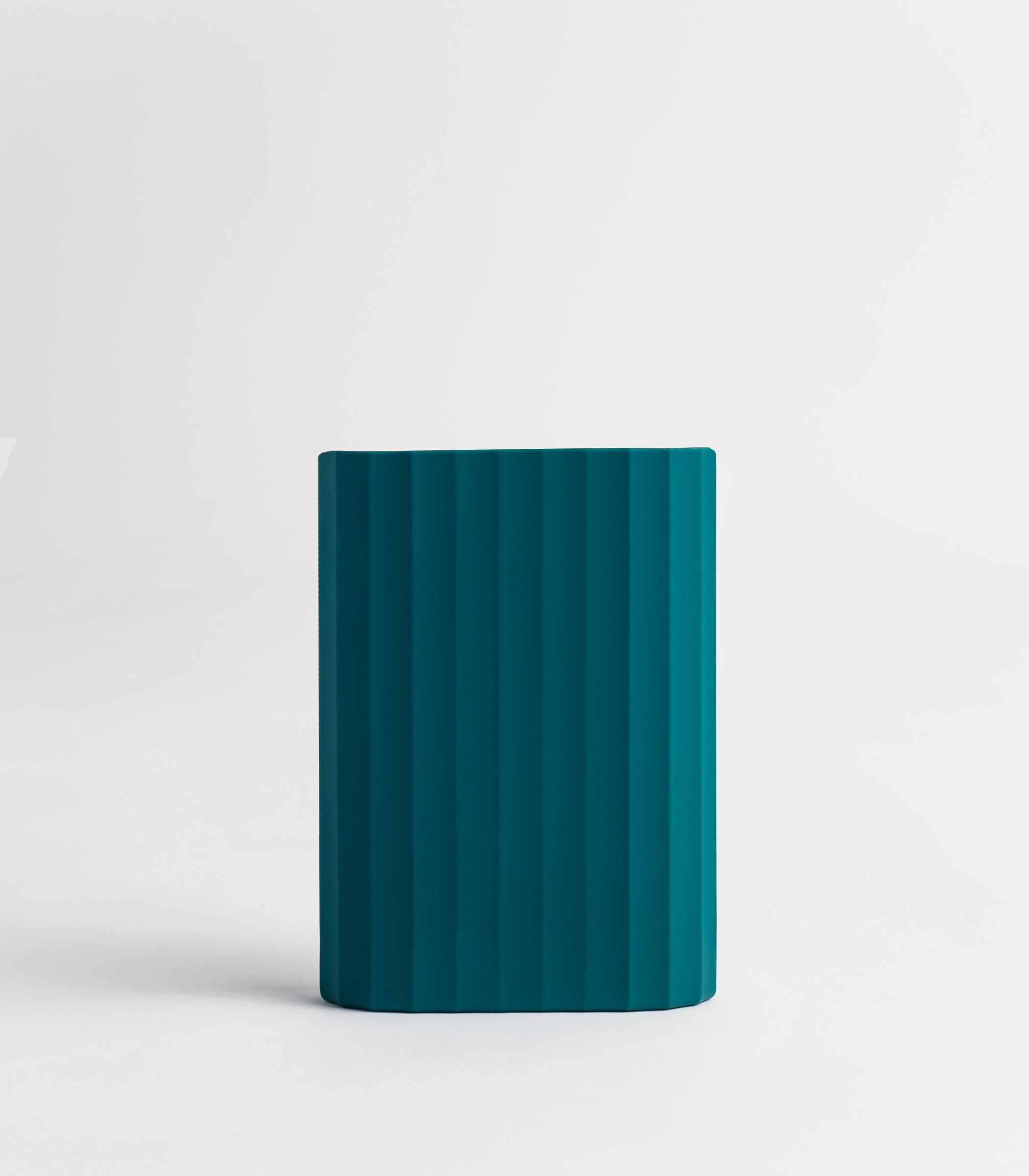 RIBBED SILICONE SLEEVE - TEAL