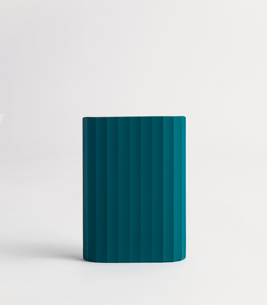 RIBBED SILICONE SLEEVE - TEAL