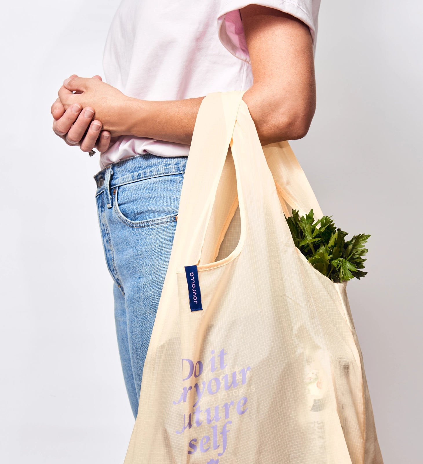 Reusable Shopping Bag - Nude Lemon